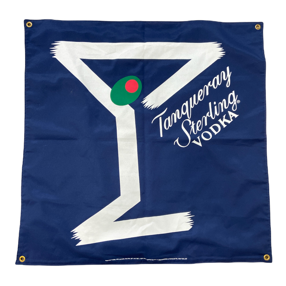 Tanqueray Flag Barware Dble Side 34x34.5